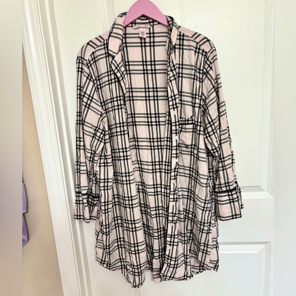Victoria's Secret Plaid Sleepshirt